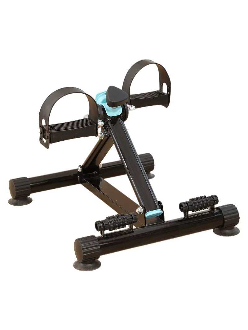 Mini Indoor Steel ABS Bike Stepper Upper Lower Limb Exercise Trainer for Middle-Aged Elderly Rehabilitation Under-Table Bicycle