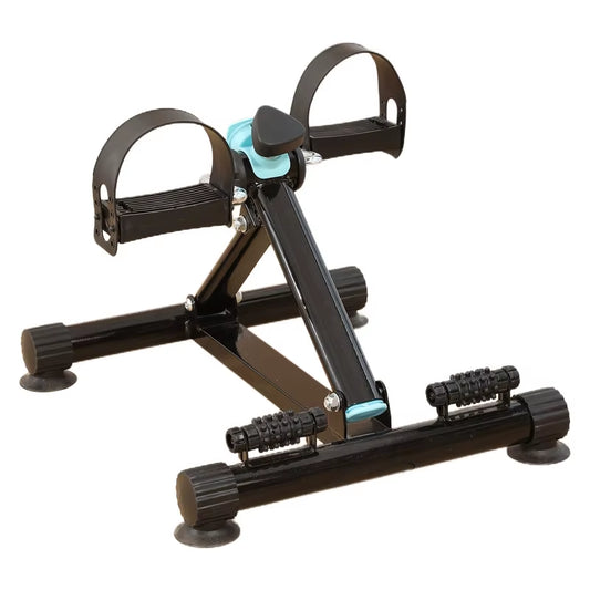 Mini Indoor Steel ABS Bike Stepper Upper Lower Limb Exercise Trainer for Middle-Aged Elderly Rehabilitation Under-Table Bicycle